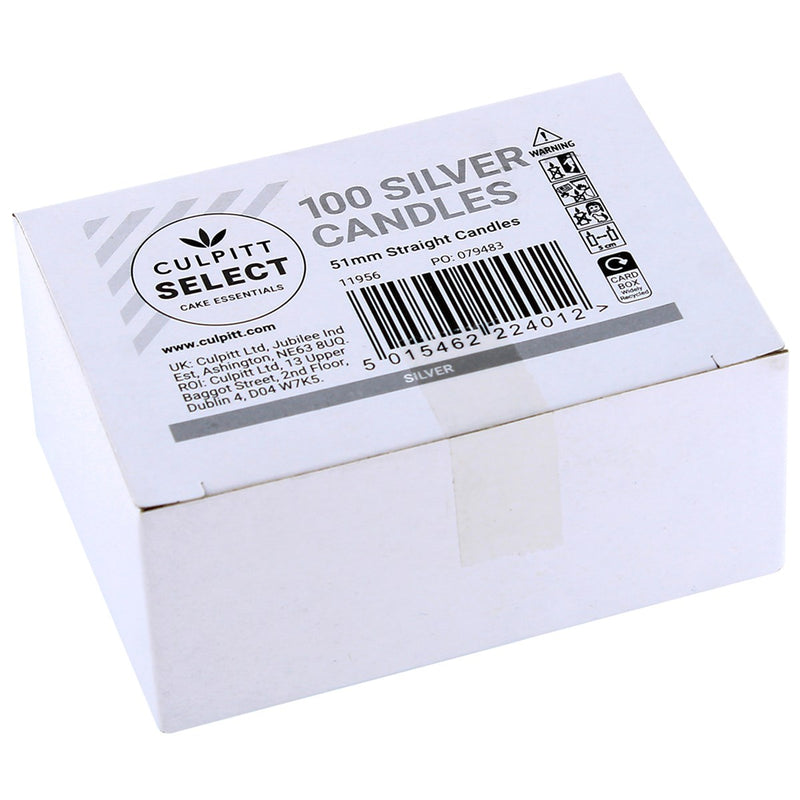 100 Silver Candles 51mm