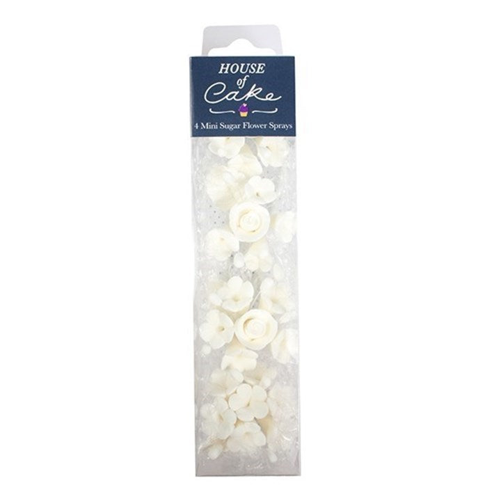 House Of Cake Mini Rose Spray - White