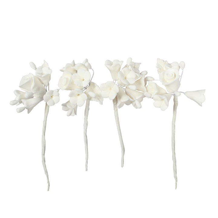House Of Cake Mini Rose Spray - White