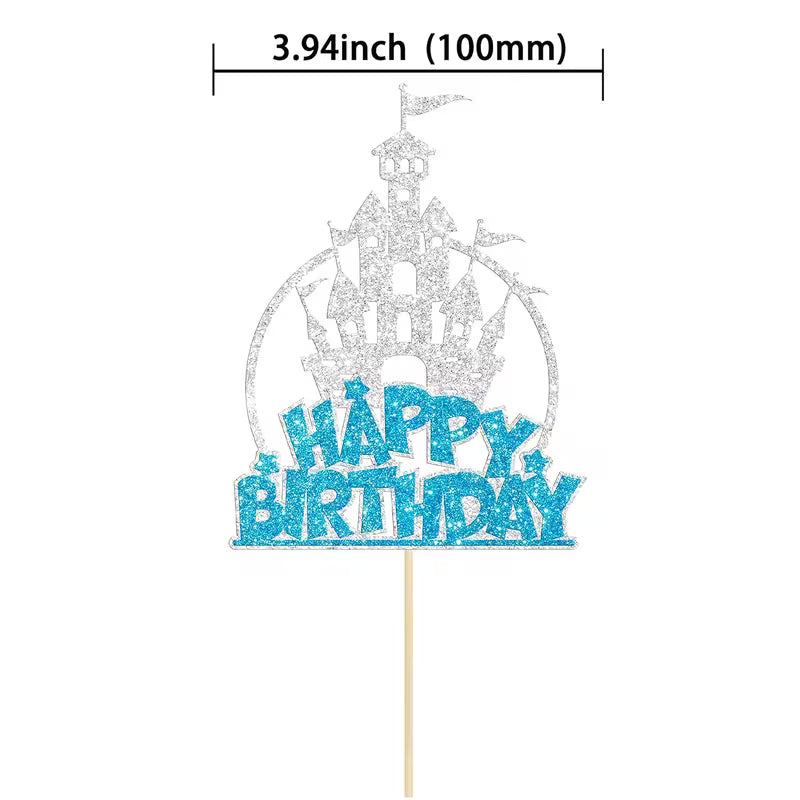 Ice Castle Birthday Topper
