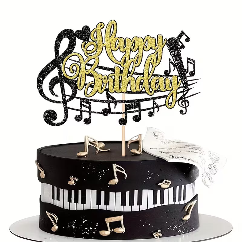 Music Theme Topper 3.5" x 5.5"