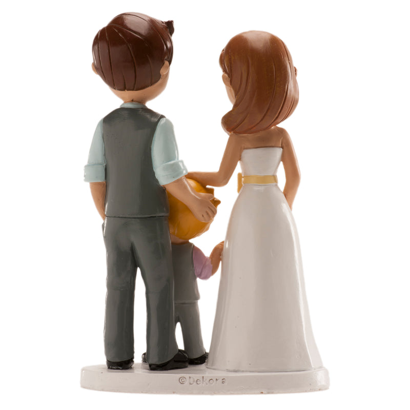 Wedding Couple With Boy 16cm