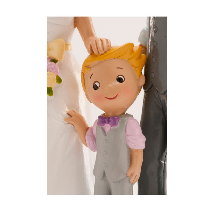 Wedding Couple With Boy 16cm
