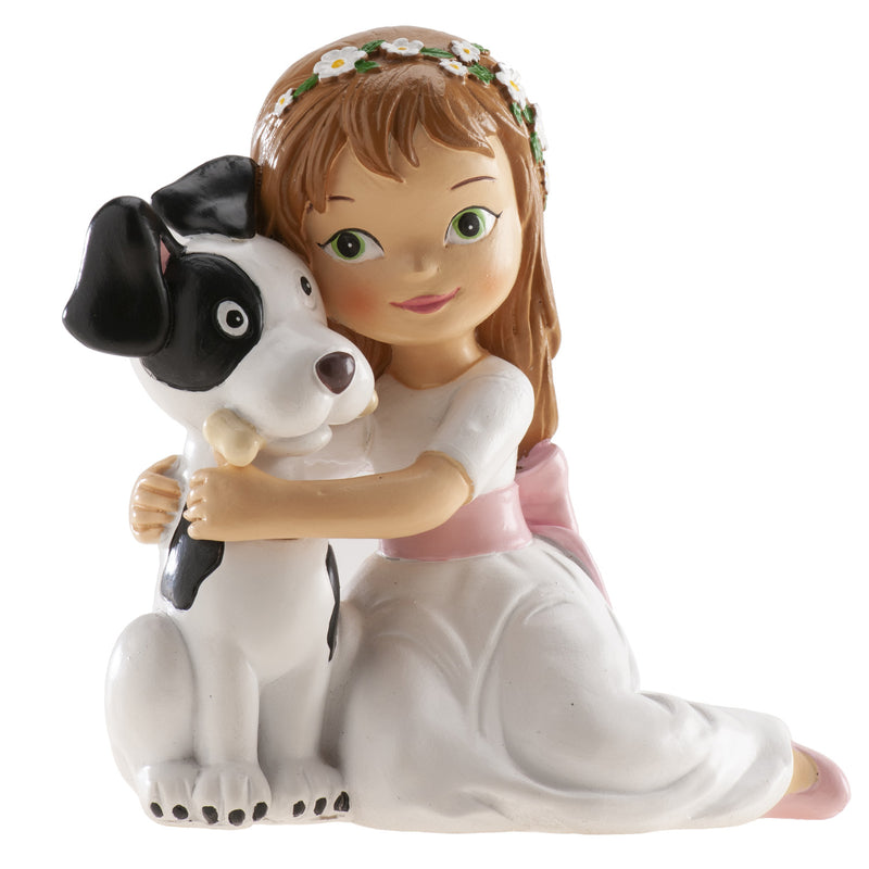 Communion Girl With Dog 115mm Large