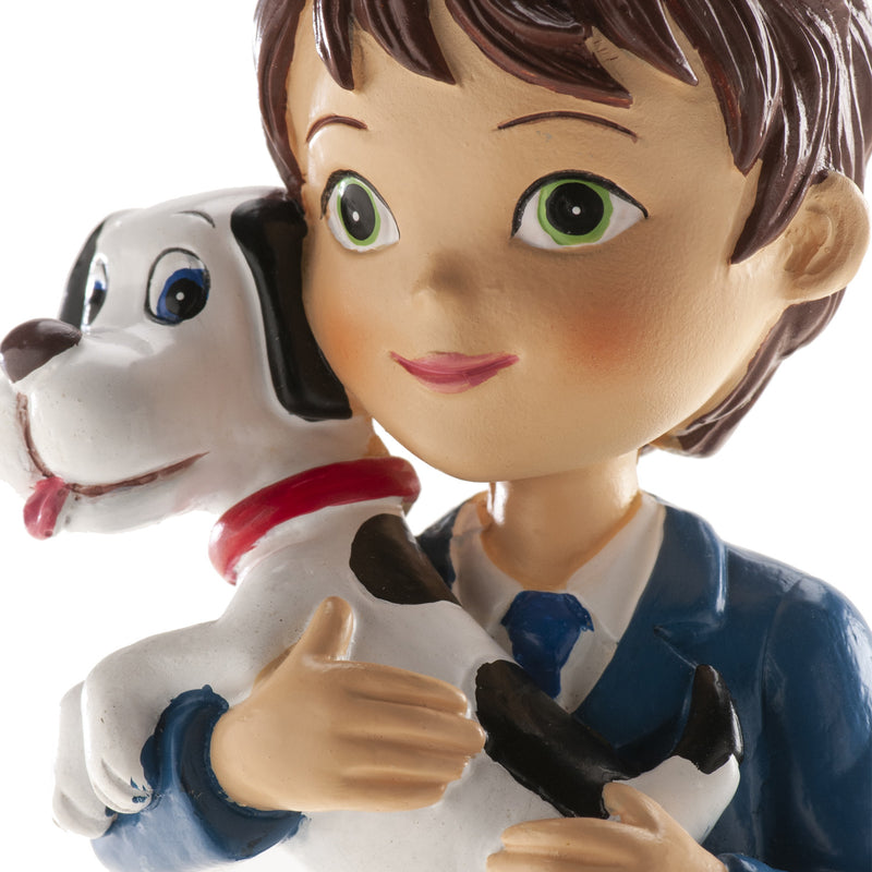 Communion Boy With Dog 165mm Large