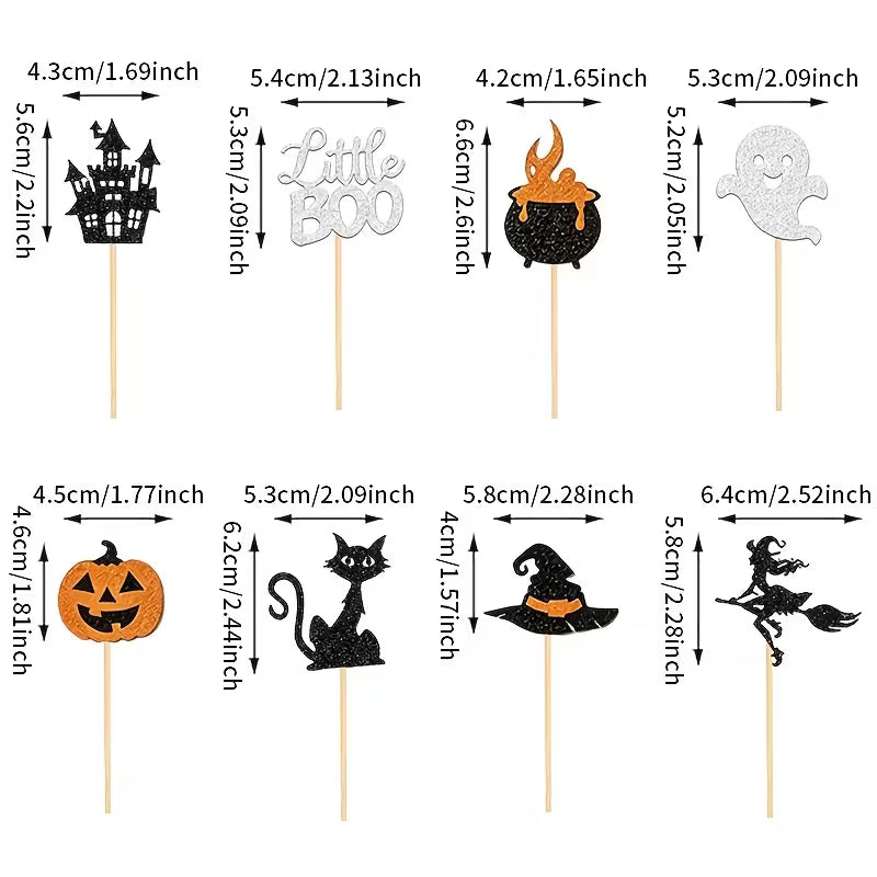 Halloween 8pc Cupcake Pics