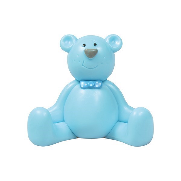 Cake Star Plastic Topper - Blue Teddy