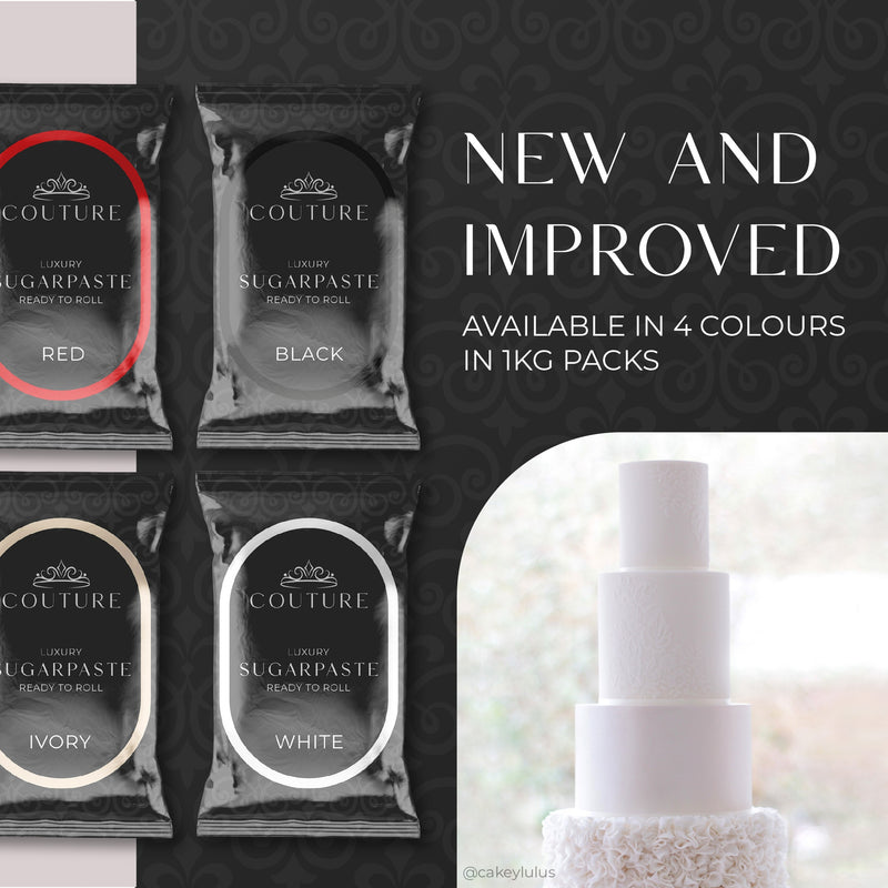 Couture NEW Ivory Sugarpaste 1Kg OR 2.5KG