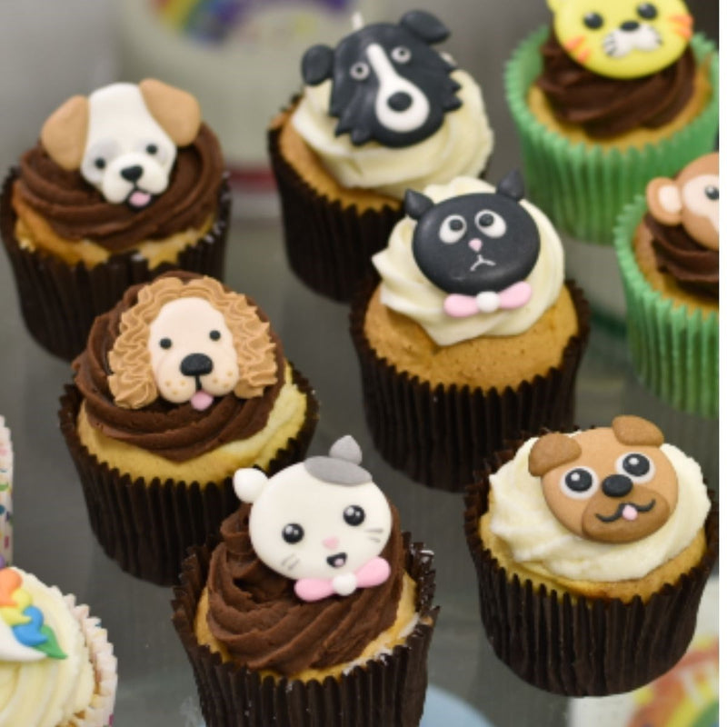 Cats And Dogs Handmade Decorations 35mm 8pk