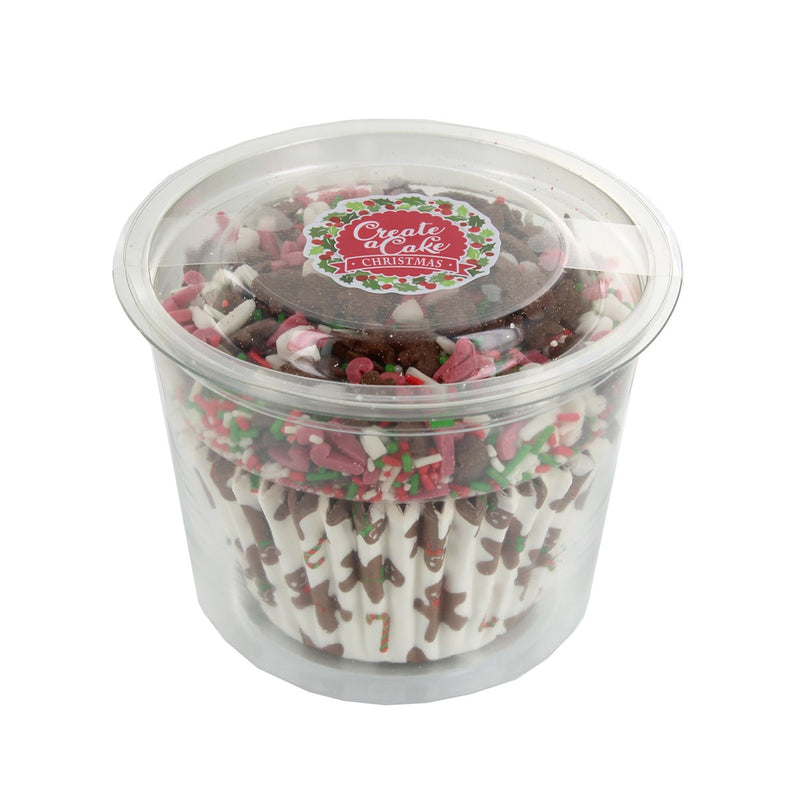 25 Gingerbread Baking Cases & Sprinkle Pod