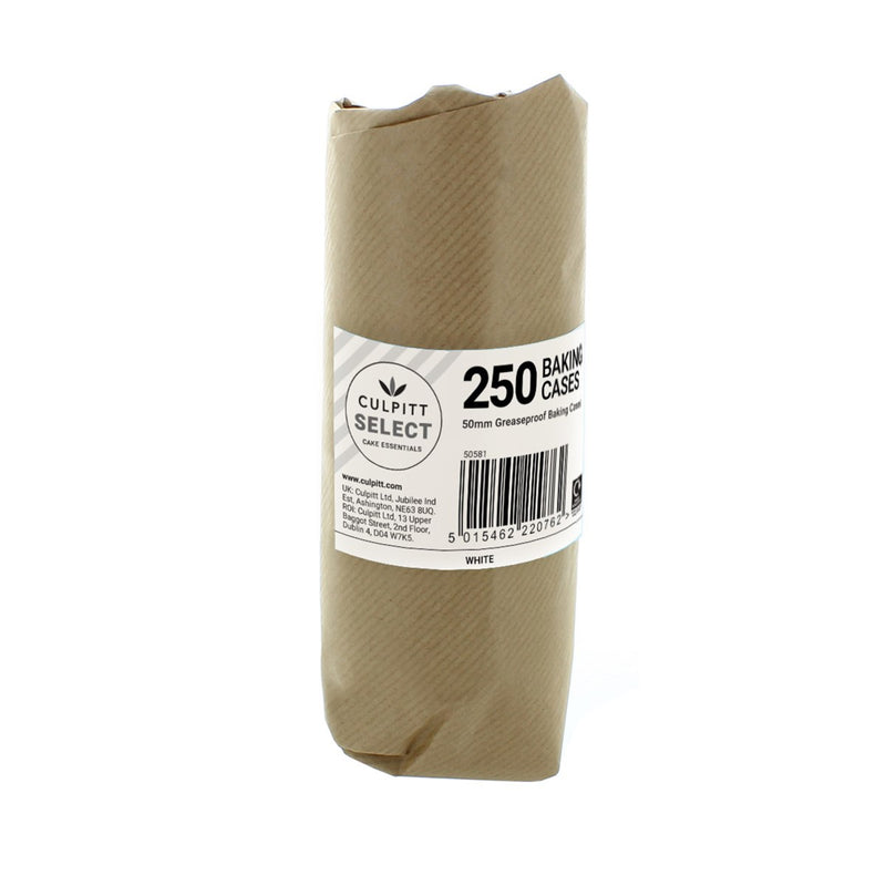 Professional White Baking Cases - 250pk