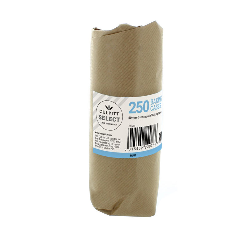 Professional Pale Blue Baking Cases - 250pk