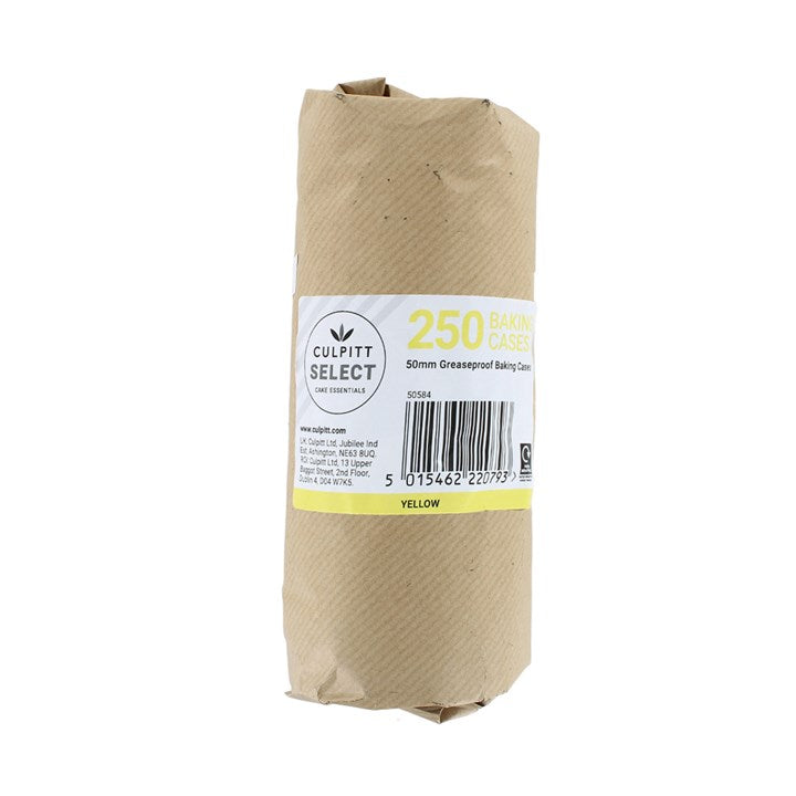 Professional Yellow Baking Cases - 250pk
