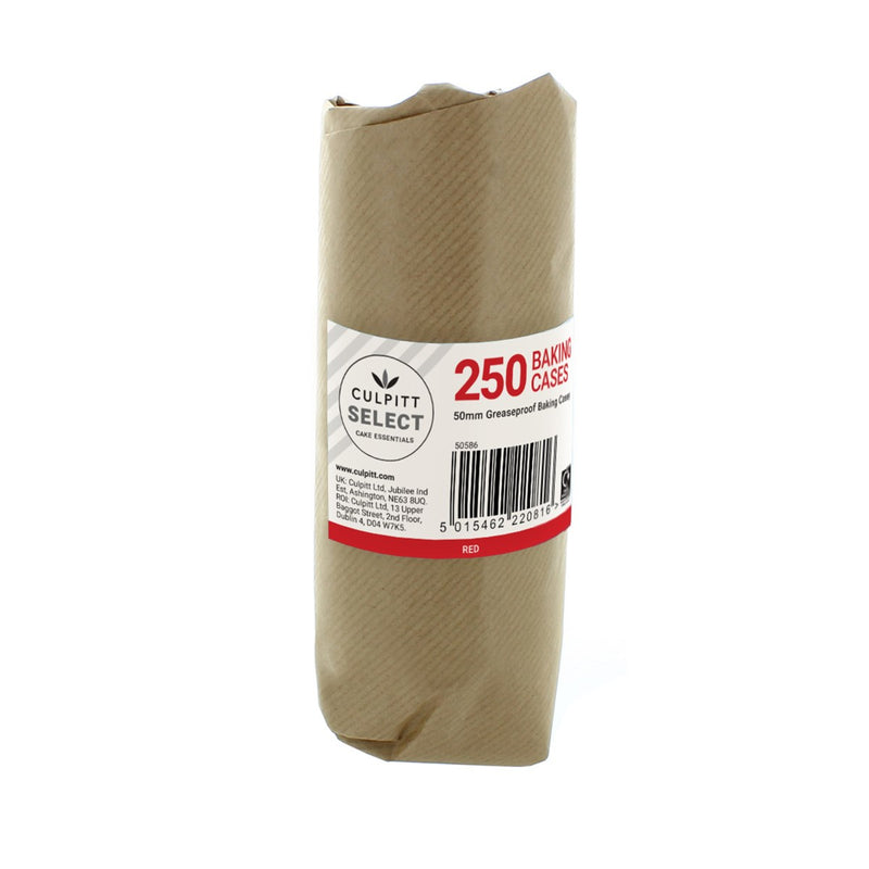 Professional Red Baking Cases - 250pk