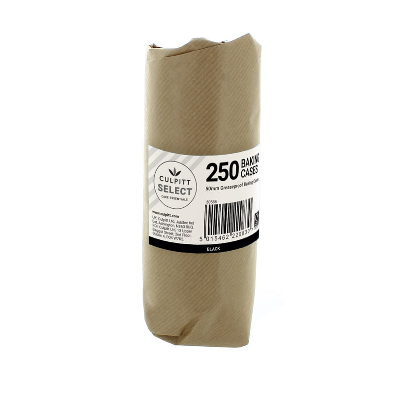Professional Black Baking Cases - 250pk