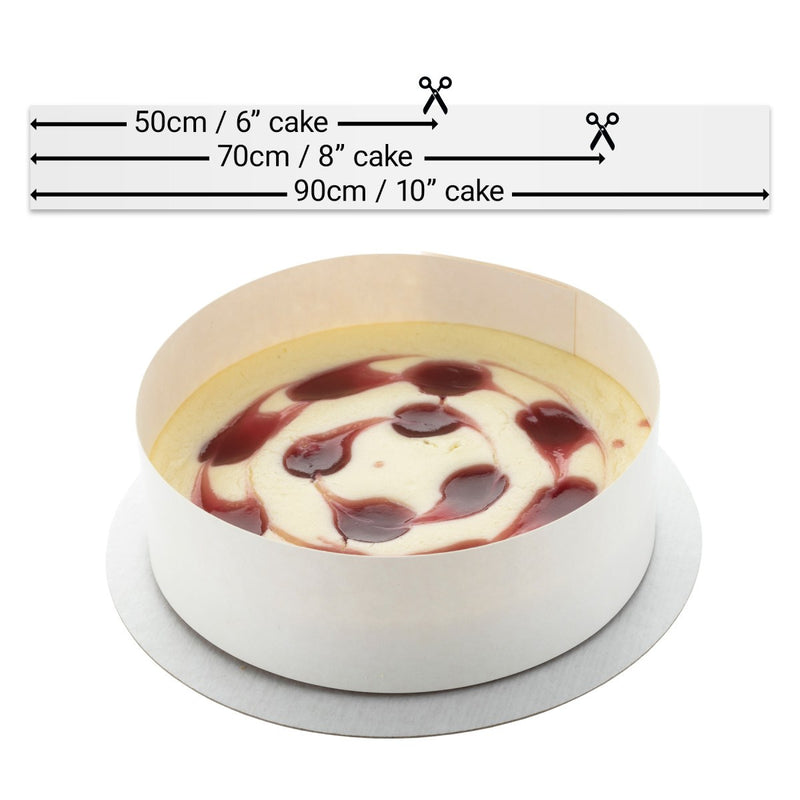 25 Cake Collars - To fit 6-12" cakes