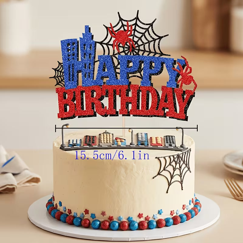 Spiderman Birthday Topper