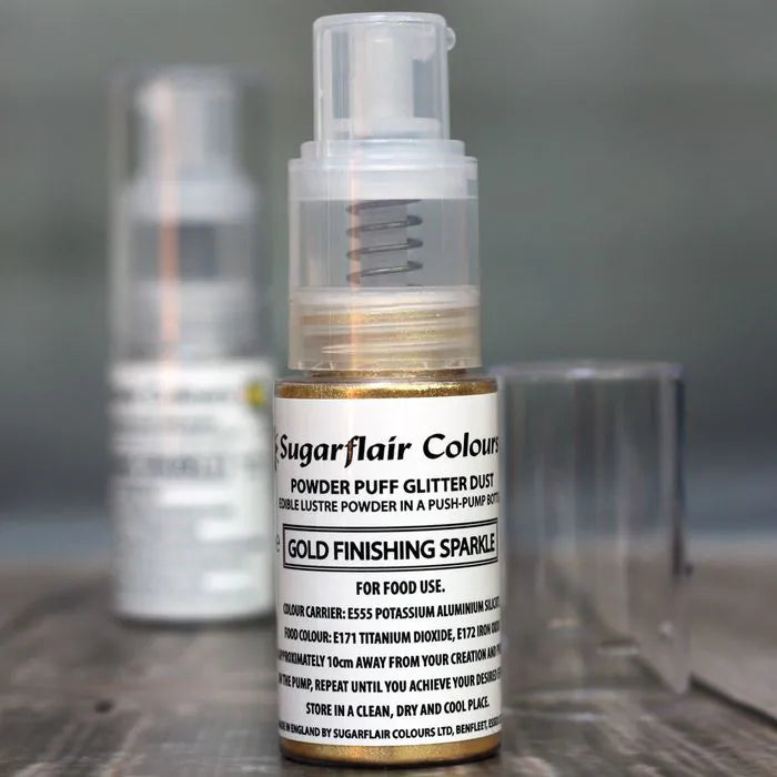 Gold Finishing Sparkle Pump Spray 10g E171 Free