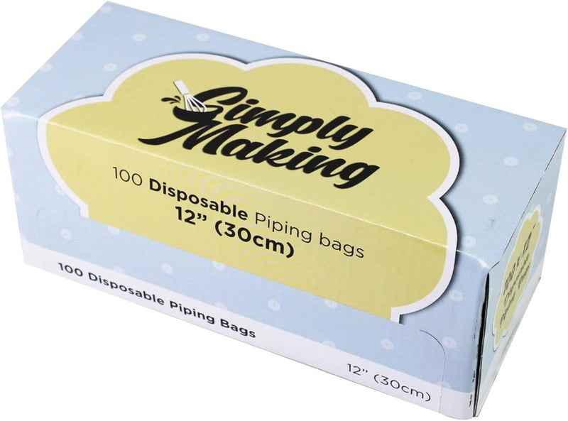 12 Inch Disposable Piping Bags - Roll Of 100