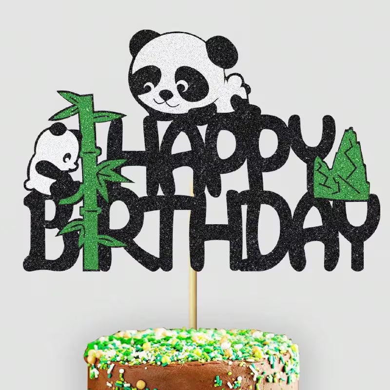 Panda Birthday Topper