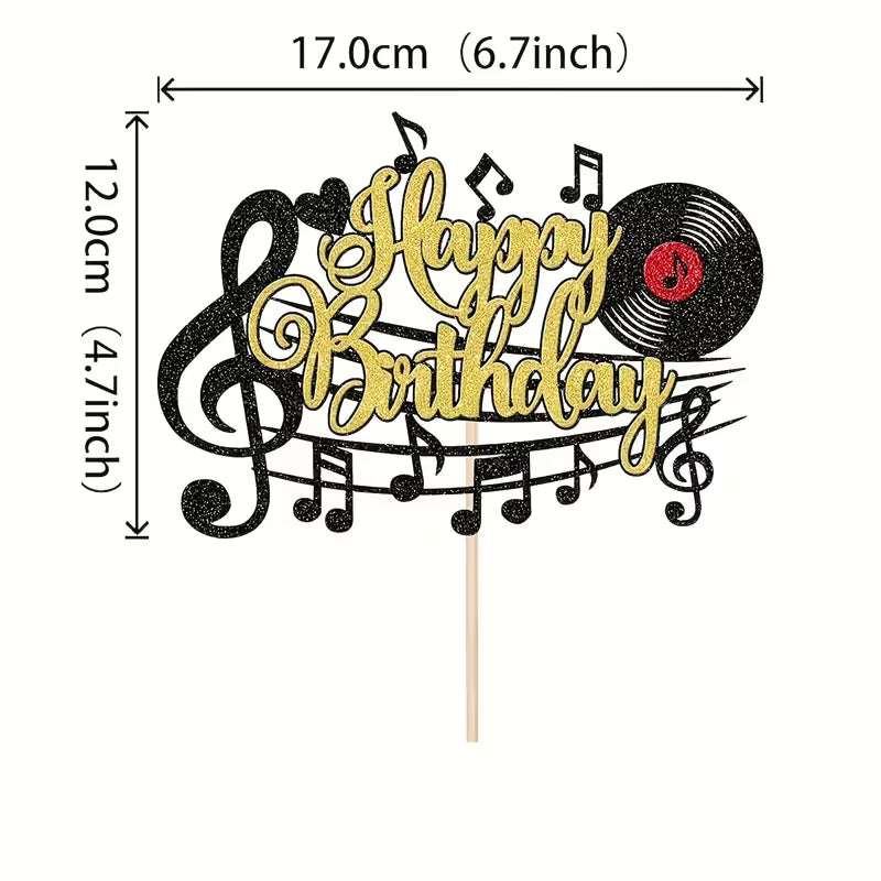 Happy Birthday Vinyl Topper