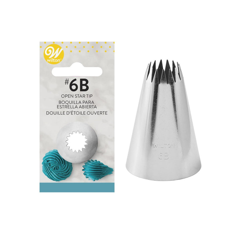 Wilton Piping Nozzle - 6B Open Star