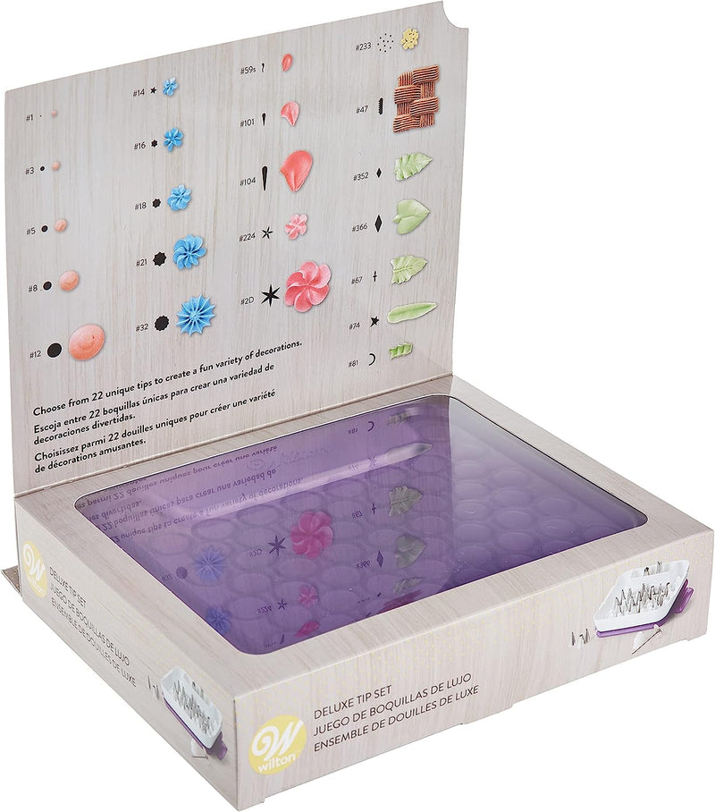 Wilton : Deluxe Icing Tip Set 22 pc