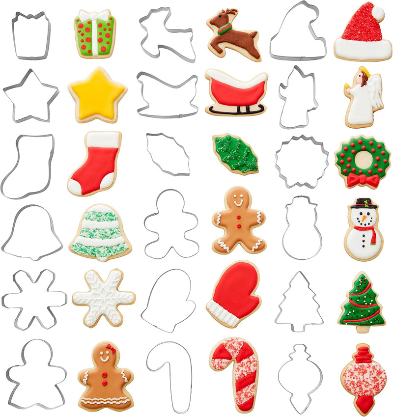 Wilton Metal Cutter Set Holiday Set/18