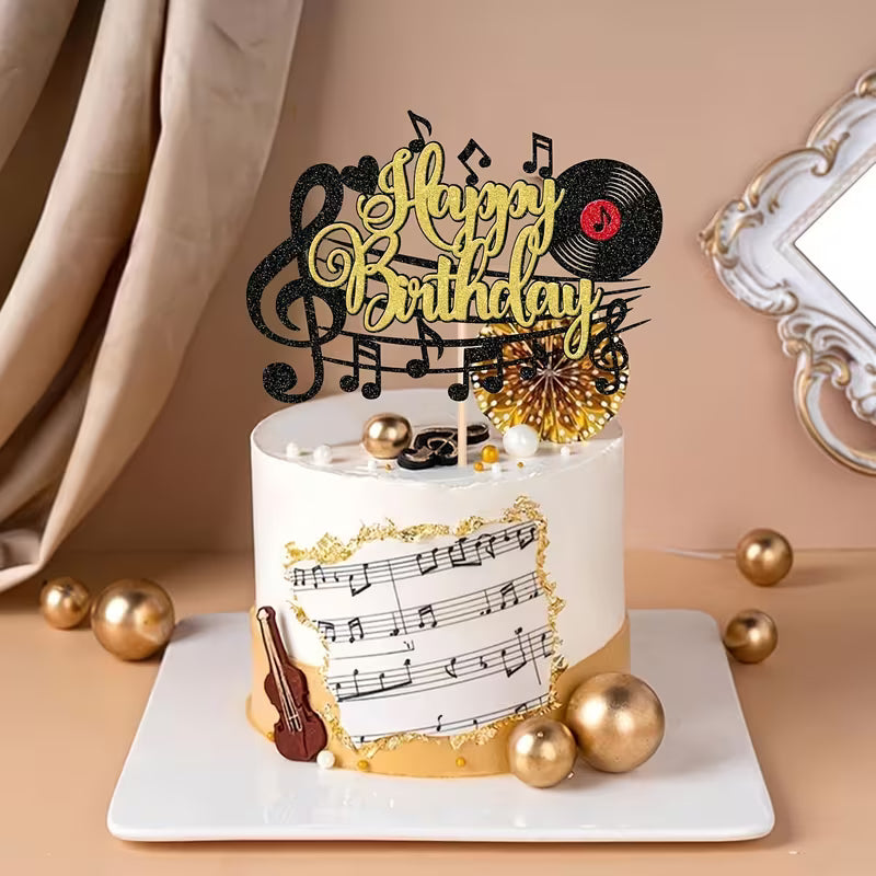 Happy Birthday Vinyl Topper