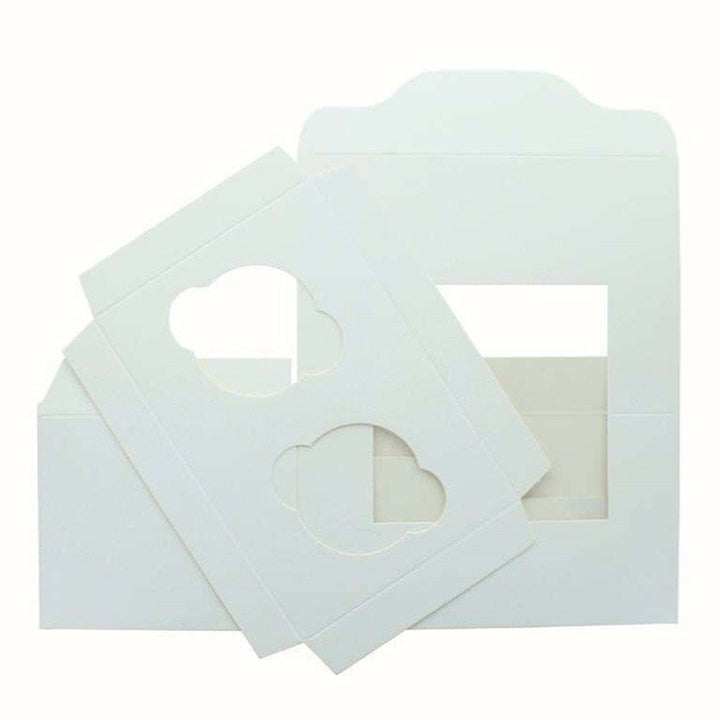 White 2 Cupcake Box