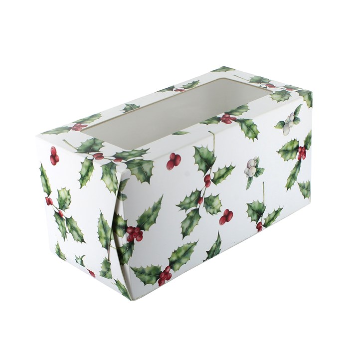 Vintage Holly Log Box - 203 x 101 x 101mm (8x4x4")