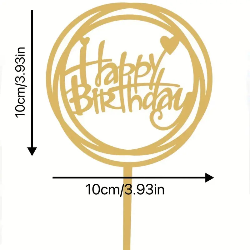 Flex Acrylic Birthday Toppers