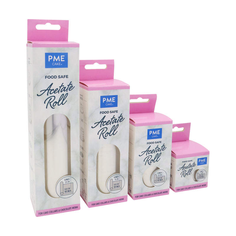 PME Food Safe Acetate Roll - 3 Sizes