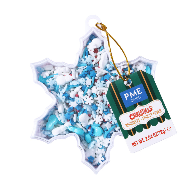 PME Christmas Novelty Sprinkles - Frosty Fever (72g)