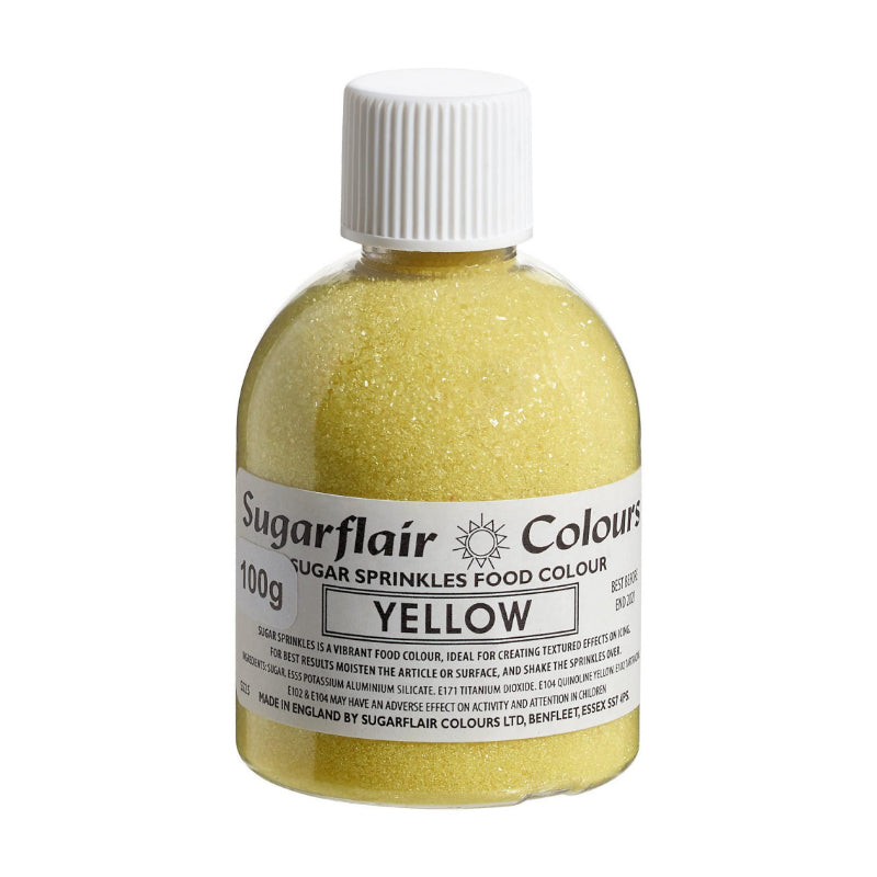 Yellow Sugar Sprinkles 100g