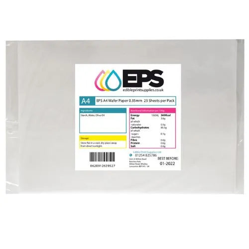 Standard Wafer Paper Pk/25 0.4mm