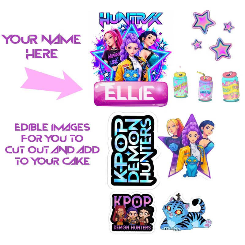 K-Pop A4 sheet ( Add your name )