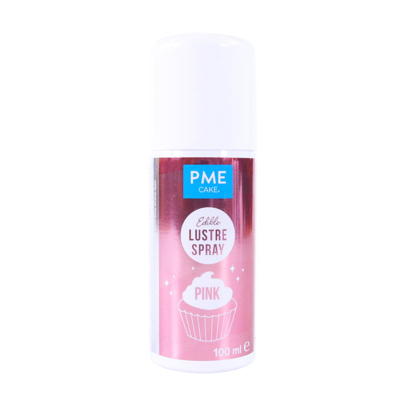 Edible Lustre Spray Pink (100ml)