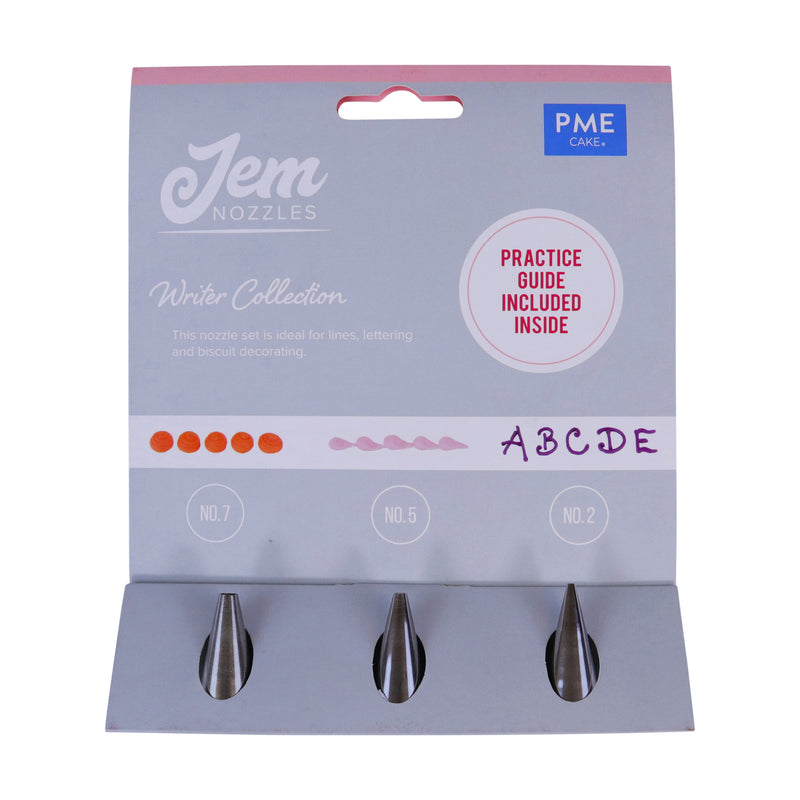 Jem Nozzles Set – Writer Collection, Pack of 3