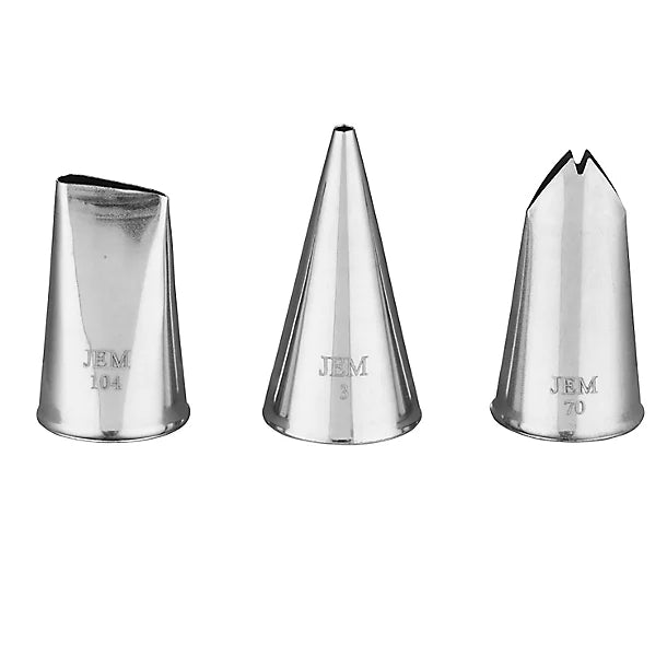 Jem Nozzles Set – Flowers Collection, Pack of 3