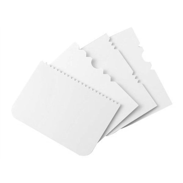 PME 4 Piece Plastic Side Scraper