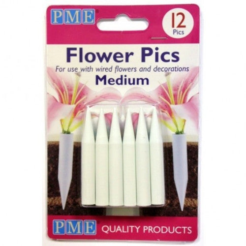 PME Medium Flower Pic - 12 Piece