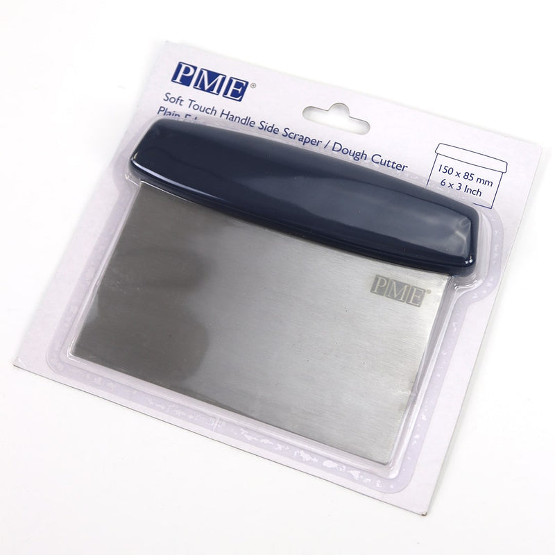 Soft Touch Handle Plain Edge and Dough Scraper (15cm / 6")