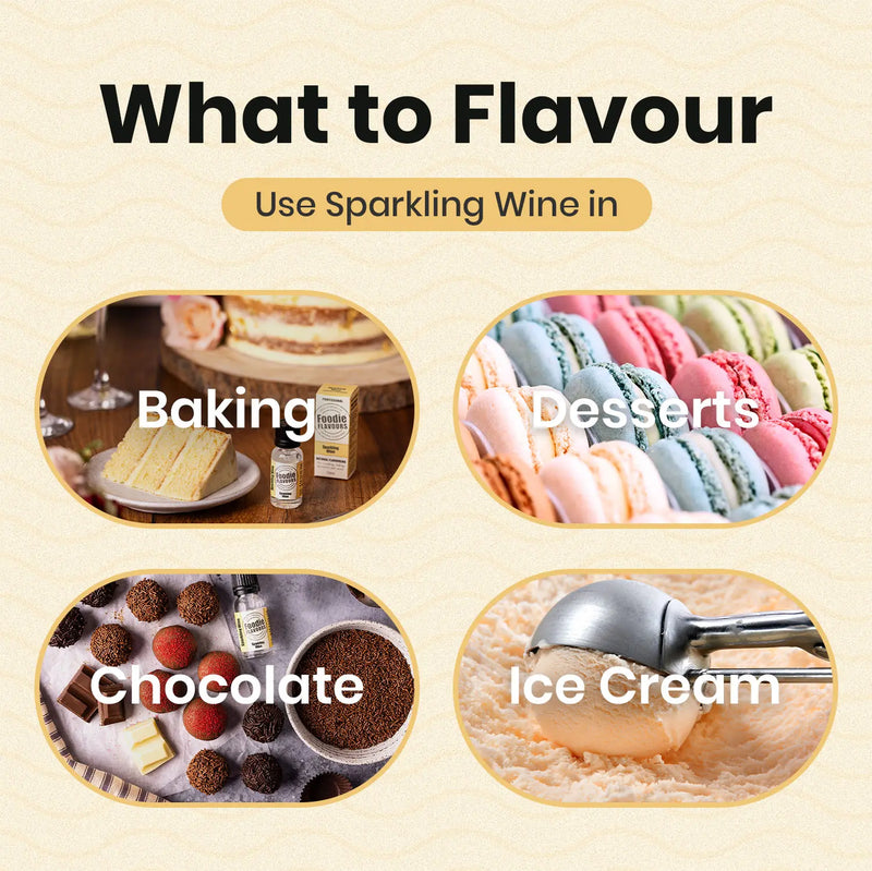 Sparkling White Wine Natural Flavouring 15ml BB July 26