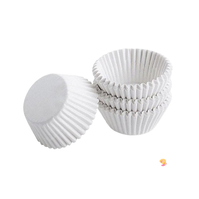 Baked with Love White Mini Baking Cases - Pack of 100