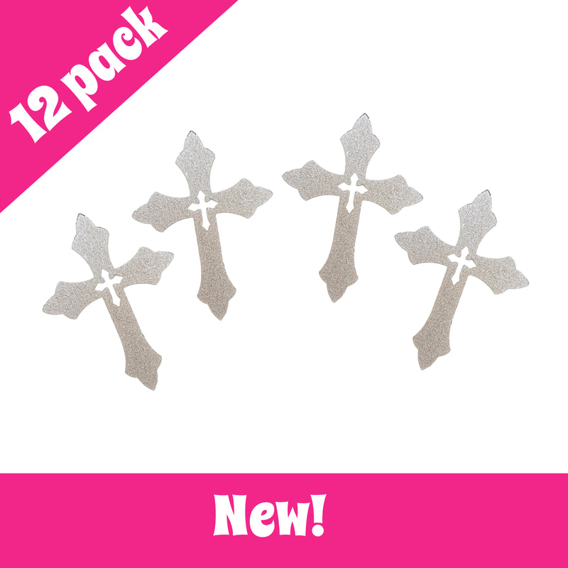 NEW Cross Cupcake Pics 12 pk