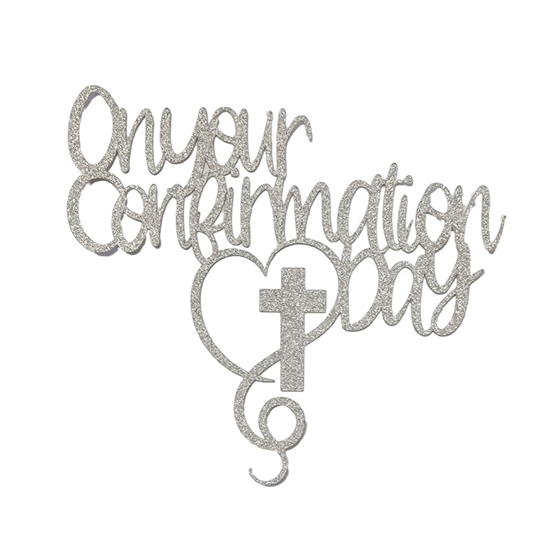 Confirmation Toppers 6" x 4" Approx