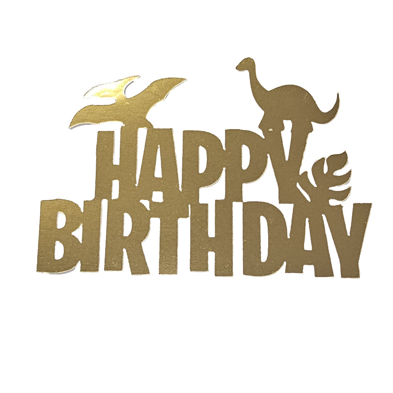 Happy Birthday Toppers 5" x 4" Approx (more coming soon)