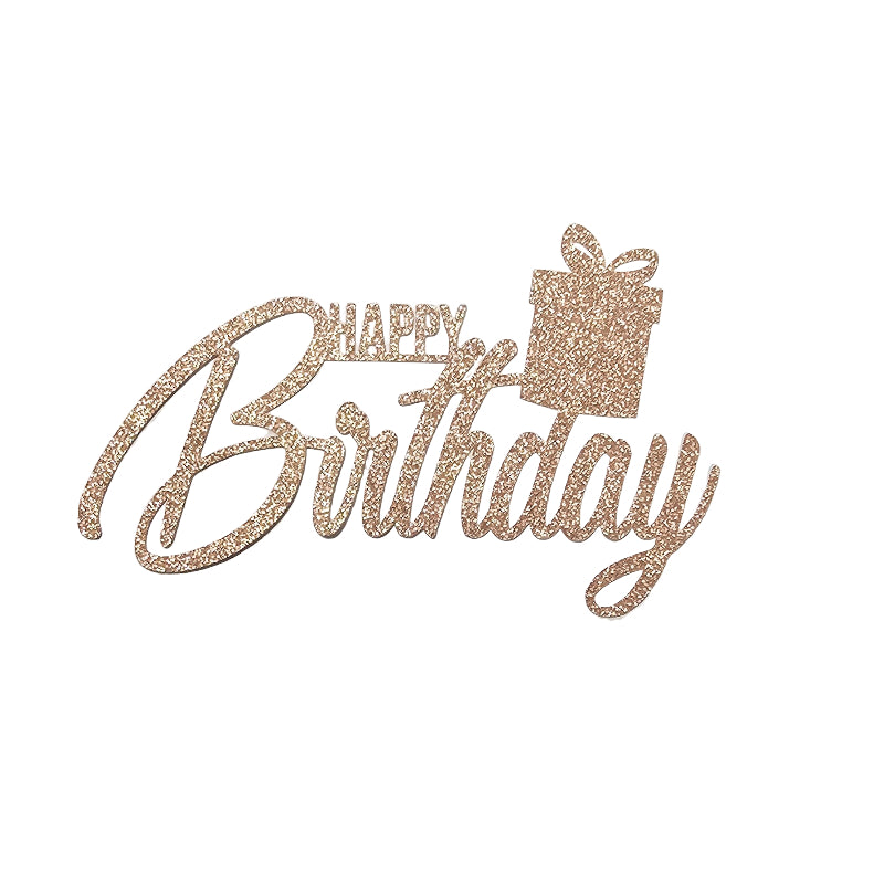 Happy Birthday Toppers 5" x 4" Approx (more coming soon)