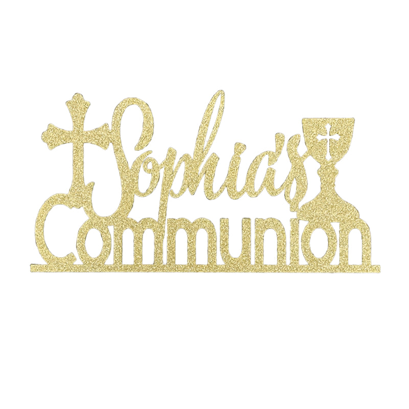 Custom Communion Topper